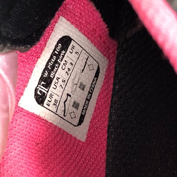 TOMMASO Cycling Shoes Women's Size 7.5 Black Pink Pista 100 Demo Model - Picture 5 of 11